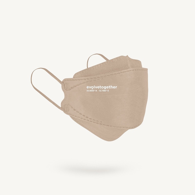 evolvetogether��copenhagen - 5 khaki KN95 masks