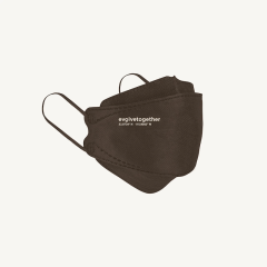evolvetogether��mojave - 5 brown KN95 masks